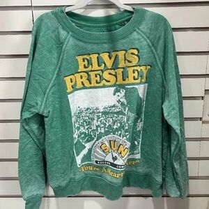 Green Elvis Presley Sweatshirt